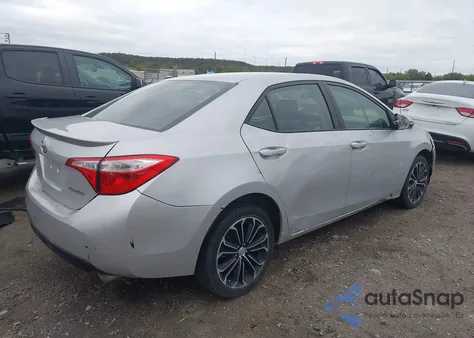 2016 Toyota Corolla S Plus из США, поврежденный, VIN 5YFBURHE5GP513200